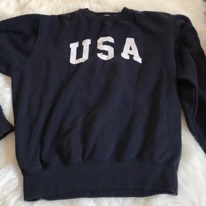 Navy sweatshirt